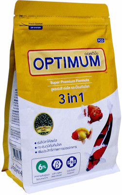 pcg Optimum 3 in 1 Super Formula Fish Food 0.3 kg Dry New Born, Young, Adult Fish Food