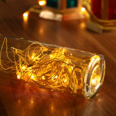 Home Delight 157 inch Yellow Rice Lights  (Pack of 5)