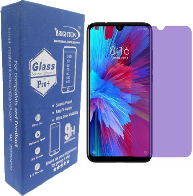 BRIGHTRON Edge To Edge Tempered Glass for Mi Redmi 7(Pack of 2)