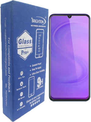 BRIGHTRON Edge To Edge Tempered Glass for Vivo S1 Tempered Glass Screen Guard Best Anti Blue Ray Screen Protector Eye Protection Safe Guard Strong Glass 2019 (Clear Finish) (pack of 2)(Pack of 2)