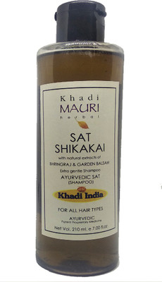 Khadi Mauri Shikakai Shampoo - Pack of 1(210 ml)