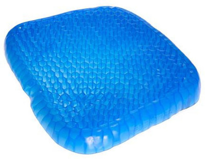 ND BROTHERS Gel Egg Cushion Sitter Soft Breathable Seat Flex Pillow Back Support Back / Lumbar Support(Blue)