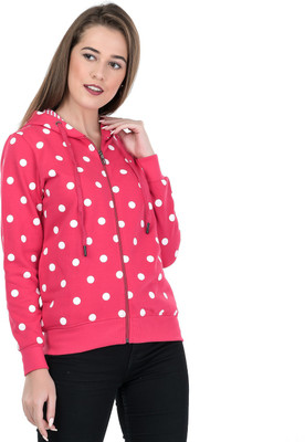Kaily Full Sleeve Self Design Women Sweatshirt