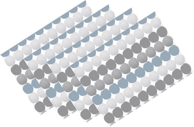 OASIS Rectangular Pack of 4 Table Placemat(Multicolor, Cotton)
