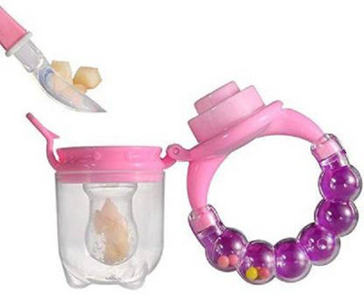 croox Silicone Food Nibbler for Fruit and Veggie Teether and Feeder Teether and Feeder(Multicolor)