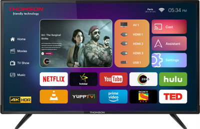 Thomson UD9 108cm (43 inch) Ultra HD (4K) LED Smart TV(43TH6000)