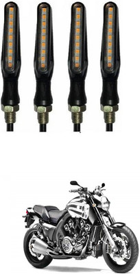 PRTEK Front, Side LED Indicator Light for Yamaha V Max(Orange)