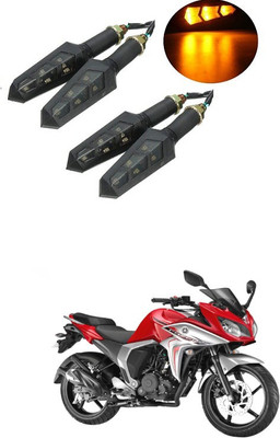 PRTEK Front, Side LED Indicator Light for Yamaha Fazer(Orange)