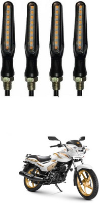 PRTEK Front, Side LED Indicator Light for TVS Star City(Orange)