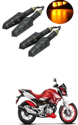 PRTEK Front, Side LED Indicator Light for Hero CBZ Xtreme(Orange)
