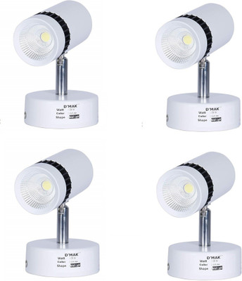 D'Mak Track Light Wall Lamp With Bulb(Pack of 4)