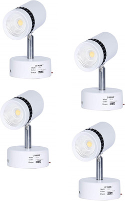 D'Mak Track Light Wall Lamp With Bulb(Pack of 4)