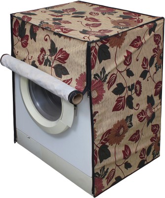 LITHARA Front Loading Washing Machine  Cover(Width: 60.96 cm, Beige, Red)