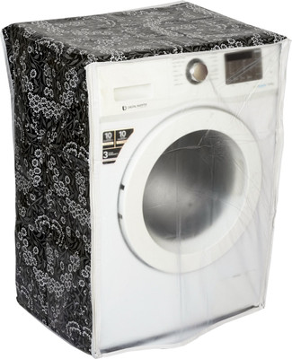 SWASTIK Front Loading Washing Machine  Cover(Width: 59.8 cm, Black, White)