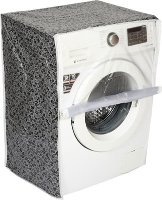 Shreepad Front Loading Washing Machine  Cover(Width: 59 cm, Grey)