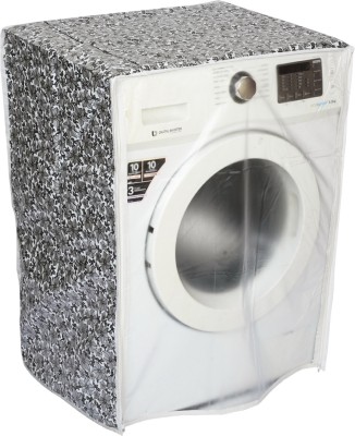 SWASTIK Front Loading Washing Machine  Cover(Width: 59.8 cm, Silver, Black)