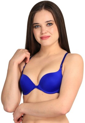 Gopalvilla Women Push-up Heavily Padded Bra(Blue)