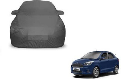 HOLME'S Car Cover For Ford Figo Aspire (With Mirror Pockets)(Grey)
