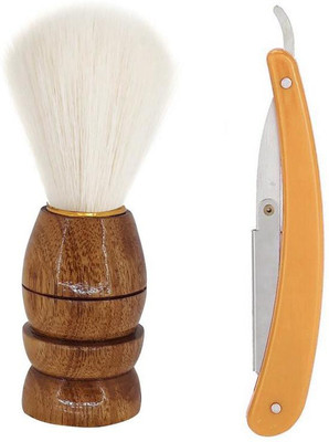 Angel Infinite Classic Straight Razor and Shaving Brush(2 Items in the set)