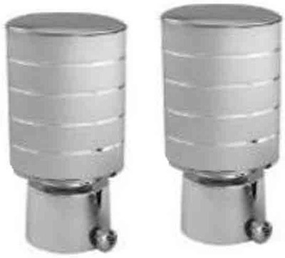 GROWNIX Silver Rod Rail Bracket Metal(Pack of 2)