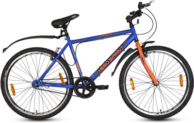 Hero Urban 26T/Urban 26T SS 26 T Hybrid Cycle/City Bike  (Single Speed, Blue, Orange)