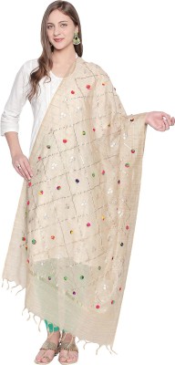 DUPATTA BAZAAR Poly Chanderi Embellished Women Dupatta