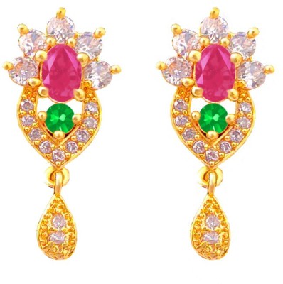 oh wow american diamond earring for girls Diamond Alloy Stud Earring