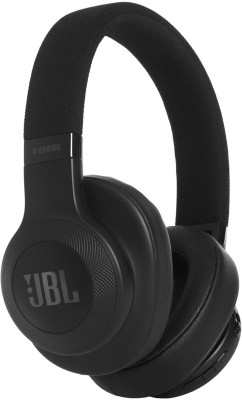 JBL E55BT Bluetooth Headset(Black, Wireless over the head)