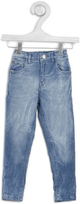 Gini Jony Regular Baby Girls Blue Jeans