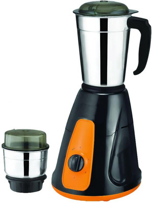 Blue Me Black 500 W Mixer Grinder(Hero | 2 Jars | Multicolor)