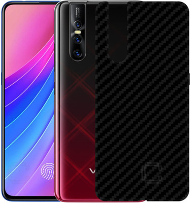 CASE CREATION Vivo V15 Pro Mobile Skin(3D Real Black Transparent royal back Skin Glossy Finish Sticker)