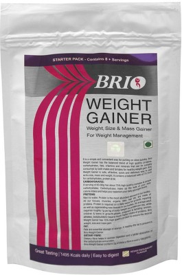 BRIO Wellness QED Weight Gainer - Kesar Pista Badam (500 g) Weight Gainers/Mass Gainers(500 g, Kesar Pista Badam)