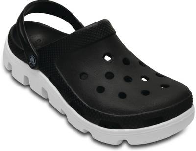 CROCS Duet Sport Clog Men Black, White Clogs