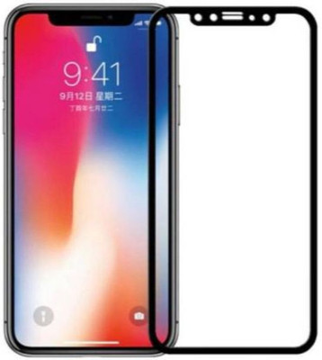 BeeVault Edge To Edge Tempered Glass for Apple iPhone X(Pack of 1)