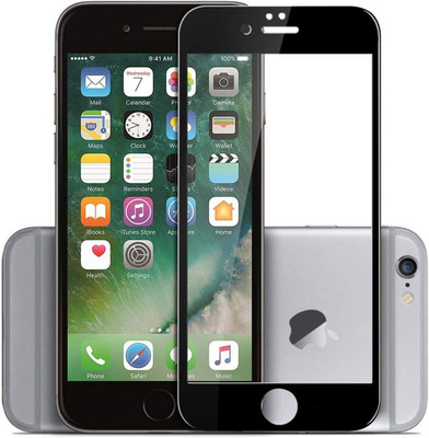 Loffar Edge To Edge Tempered Glass for Apple iPhone 6(Pack of 1)