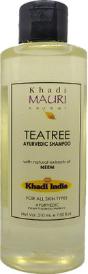 Khadi Mauri Tea Tree Shampoo - Pack of 1(210 ml)