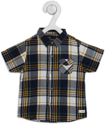 GINI & JONY Baby Boys Checkered Casual Multicolor Shirt