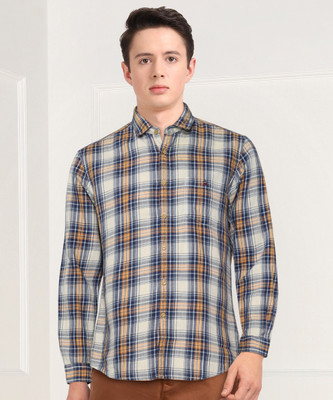 Louis Philippe Jeans Men Checkered Casual Multicolor Shirt