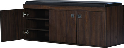 DeckUp Turrano 3-Door Engineered Wood Shoe Rack(Walnut, 9 Shelves, DIY(Do-It-Yourself))