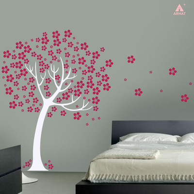 Arhat TREE E-379 GLOSSY PVC Stencil(Pack of 1, DESIGNER MOTIFF)