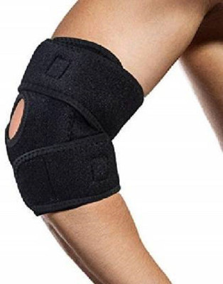 Leosportz Adjustable Elbow Support Elbow Support(Black)