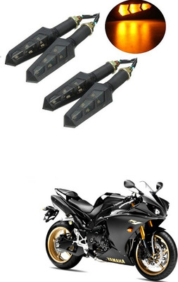 PRTEK Front, Side LED Indicator Light for Yamaha YZF R1(Orange)