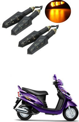 PRTEK Front, Side LED Indicator Light for Mahindra Rodeo RZ(Orange)