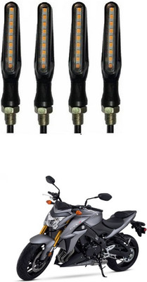 PRTEK Front, Side LED Indicator Light for Suzuki GS(Orange)