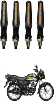PRTEK Front, Side LED Indicator Light for Honda Dream CD110(Orange)
