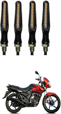 PRTEK Front, Side LED Indicator Light for TVS Flame DS125(Orange)
