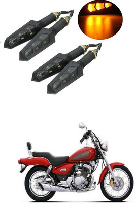 PRTEK Front, Side LED Indicator Light for Yamaha Enticer 125(Orange)