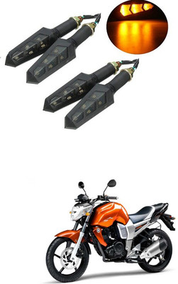 PRTEK Front, Side LED Indicator Light for Yamaha FZ16(Orange)