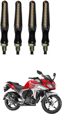 PRTEK Front, Side LED Indicator Light for Yamaha Fazer(Orange)