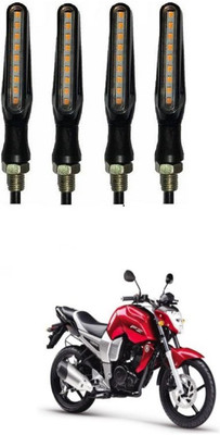 PRTEK Front, Side LED Indicator Light for Yamaha FZ(Orange)